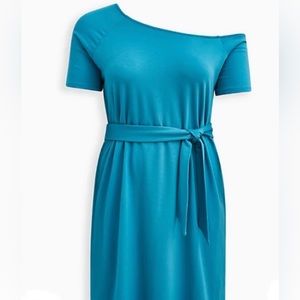 Torrid Mini French Terry Off shoulder T-shirt Dress